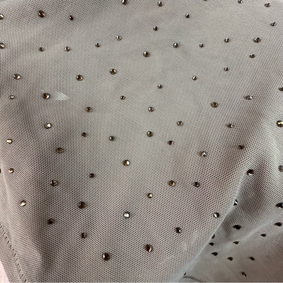 SKIMS Desert Brown/TanMesh Sparkling Rhinestones Drawstring Coverup Pants NWT 3X - Picture 9 of 16